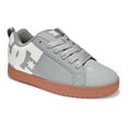 thumbnail image 2 of DC Men's Court Graffik Fashion Sneakers Grey Leather 18 D, 2 of 6
