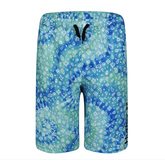 Hurley Kids Bandana Tie-Dye Pull-on Board Shorts (Big Kids) Size Medium