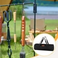 thumbnail image 6 of figatia Tent Stakes Bag Gear Bag Tent Pole Pegs Bag for Backpacking Gardening Hiking Black, 6 of 8