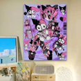 thumbnail image 1 of Tela de fondo de la serie Kawaii Sanrio Punk, tapiz de dibujos animados lindo, decoración para dormitorio de niña, tela colgante, 1 of 4