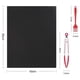 thumbnail image 4 of Almohadilla para barbacoa de 3 piezas negra grande de 50x40 + cepillo de silicona rojo + clip para alimentos rojo de 9 pulgadas + caja de Color Adepaton 2033478, 4 of 8