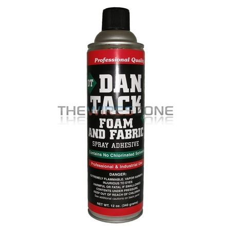 Dan Tack 2012 Professional Quality Foam & Fabric Glue Adhesive Spray 12 oz