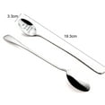 thumbnail image 6 of Oiur Soup Spoon Smooth Surface Anti-scald Handle Stainless Steel Cooking Utensils Table Spoon Kitchen Supply, 6 of 8