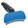 thumbnail image 1 of Pet Life GR24BL Fur-Guard Easy Self-Cleaning Grooming Deshedder Pet Comb, Blue - One Size, 1 of 1