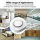 thumbnail image 2 of Detector de humo inteligente WiFi Tuya APP Push Fire detector de alarma de humo (blanco), 2 of 9