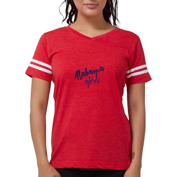 CafePress - Alabama Girl T Shirt - Womens Football Shirt