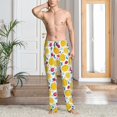 thumbnail image 2 of Honiee Strawberry Lemon for men - a sleek fusion of Straight Pajama Pants, versatile Lounge Pants, and cozy Sleepwear, all rolled into one-XX-Large, 2 of 6