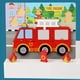 thumbnail image 4 of Children's Building Blocks, Wooden Three-dimensional 3D Cartoon Buckle Puzzle, Scene Puzzle Board, Children's Educational Early Education Toys, Wooden, 4 of 4