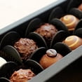 thumbnail image 4 of KAKOWELY 100 bandejas para envolver chocolate, bandejas de papel con compartimentos para chocolate con trufa, 4 of 5