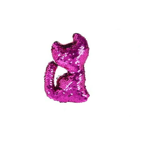 - Rhode Island Novelty - Flip Sequin Plush - CAT (Sequin - Pink & Silver) (6 inch)