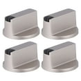 4pcs Metal Gas Stove Knobs Universal Replacement for Oven and Stove Top