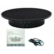 Rechargeable Automatic Revolve Live Jewelry Artifacts Video Electric Rotational Table Panoramic Display Table, D