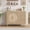 06 Natural Oak - 3 Drawers, variant on Vecenuy 47.2" Fluted Buffet Cabinet with 2 Drawers & Adjustable Shelves, Modern Sideboard for Dining Room, Living Room, Hallway, Natural Oak