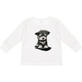 thumbnail image 3 of Inktastic Schnauzer Pup Boys or Girls Long Sleeve Toddler T-Shirt, 3 of 5