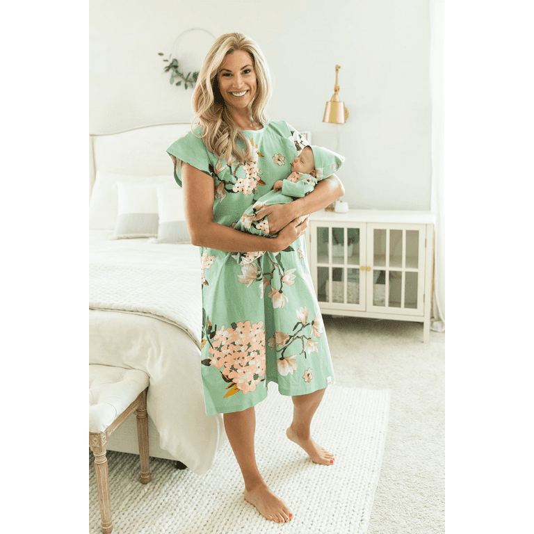 Baby Be Mine Mommy & Baby Set - Matching Labor & Delivery Maternity  Hospital Gown Gownie Maternity, Hospital Bag Must Have, Maternity Gown,  Hospital