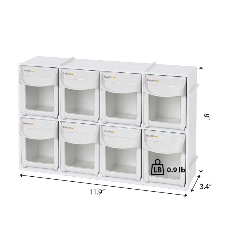 Stackable Tip-Out Bin Organizers