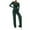 Green, variant on WCJM Black Women's 2 Piece Sets Asymmetrical Long Sleeve T Shirt Wide Leg Pants Casual Outfits Tracksuit
