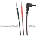 thumbnail image 2 of Cables conductores iStim de 45" de repuesto para electrodos TENS/EMS/IF con almohadillas y conectores de ∅2 mm (4 unidades), 2 of 5