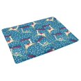 thumbnail image 2 of MKHERT Funny Christmas Reindeers with Snowflakes Doormat Rug Home Decor Floor Mat Bath Mat 30x18 inch, 2 of 3