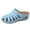 Sky Blue, variant on Rokment Womens Orthopedic Wedges Clogs Fisherman Sandals Boho Beach Vintage Buckles Leather Closed Toe Arch Support Platform Walking Mules Gladiator Backless Slip on Slides Summer Black Size 6