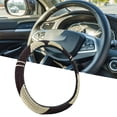thumbnail image 4 of Soumake Steering Wheel Cover – Beaded Anti‑Skid Faux Leather, 38cm, Wear‑Resistant, Cooling & Heat‑Resistant for Autos, 4 of 8