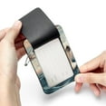 thumbnail image 7 of Seagull Square PU Leather 2 Pack Travel Tag - Bag Tag - Suitcase Tag with Privacy Cover and Stainless Steel Ring - Suitable for Travel, Backpack, and Handbag, 7 of 7