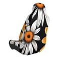 thumbnail image 2 of Wukai Yellow White Daisy Pattern Full Set Car Seat Covers with Soft Padding Universal Auto Front Seats Protector and Cushion Mat, 2 of 5