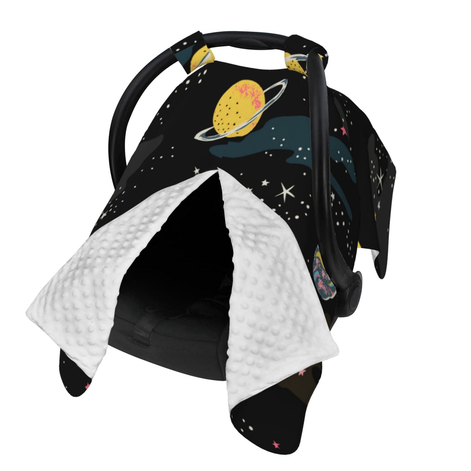 Naloa Galaxy Baby Car Seat Cover, Breathable Baby Carrier Cover, Multiuse Baby Carrier Cover & Nursing Breastfeeding Cover