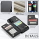 thumbnail image 3 of Funda para Samsung Galaxy A56 5G con tarjetero, tipo cartera para hombre y mujer con bloqueo RFID, de cuero resistente, con soporte y cierre magnético, a prueba de golpes para Samsung Galaxy A56, 3 of 9