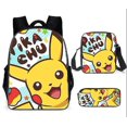 thumbnail image 1 of 3 Piece Set, Backpack, Pencil Case, Shoulder Bag, For Kids Pokemon Character, 1 of 2