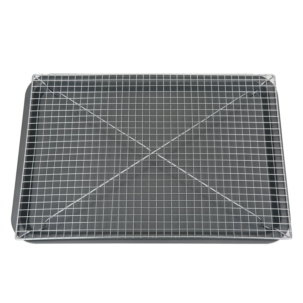 Expert Grill Carbon Steel Jerky Roasting Rack and Drip Pan Set