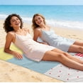 thumbnail image 6 of Kbndieu Waterproof Sandproof Beach Blanket, Extra Large Beach Picnic Outdoor Mat, Sand Free & Quick Drying Beach Essentials for Vacation, Cruise, Picnic & Camping, 6 of 6