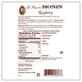 thumbnail image 2 of Monin Raspberry Flavoring 1 Liter + Gold pump, 2 of 5