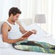 thumbnail image 5 of Fotbe Majestic Ostrich In Forest Pantalones de Pijama para Hombre, Pantalones de Dormir, Pantalones de Casa con Cintura Ajustable y Bolsillos-Small, 5 of 6