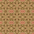 thumbnail image 1 of Ahgly Company Indoor Square Patterned Cantaloupe Orange Area Rugs, 5' Square, 1 of 6