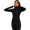 thumbnail image 6 of NELEUS Womens Hooded Athletic Jackets Zip Up Yoga Workout Jacket Slim Fit With 2 Inner Pockets,Black,US Size L, 6 of 9
