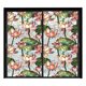 thumbnail image 1 of Lámina adhesiva estática para ventanas con motivos florales y arcoíris, 100 x 43 cm, adhesivo de PVC, 5 diseños botánicos para puertas de cristal, 1 of 5