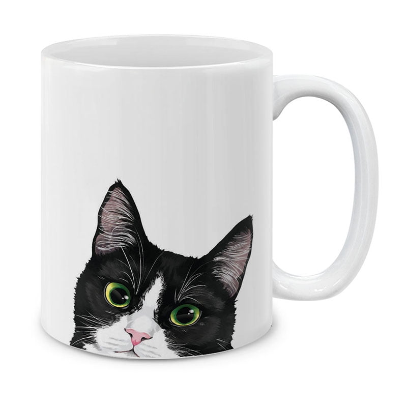 11oz mug White Ceramic Coffee Tea Cup The bird feeder is empty 