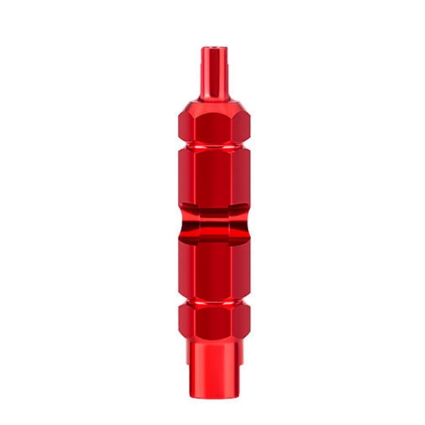 Greeniant Llave de válvula de aire, extractor de núcleo de válvula de bicicleta de aleación de aluminio, llave de extracción de boquilla de Type1 NO1