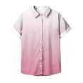 thumbnail image 5 of Sevevn Fashion Women's Casual Comfortable Short Sleeved Pocket ButtonTop Blouse T-Shirt Pink XXXXL Clearance Sales Online Deals, 5 of 5