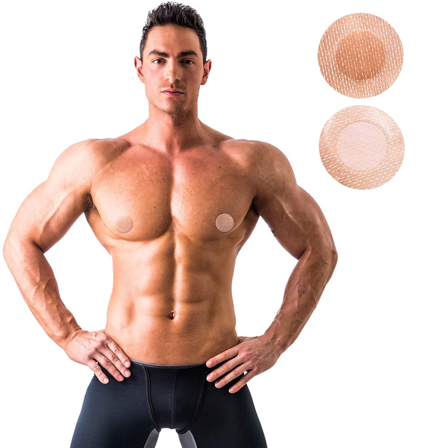 Nipple Covers for Men, AntiChafing Nipple Protector Sets, Adhesive Nip