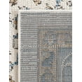 thumbnail image 7 of Unique Loom Nyla Collection Area Rug - Winner (4' x 6' Rectangle Blue/Dark Gray), 7 of 7
