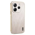 thumbnail image 1 of KADEM For Xiaomi Redmi Note 14 4G (164.84x78.15x8.16mm) Case Electroplating Silk Texture PU + TPU Ph, 1 of 5