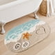 thumbnail image 3 of Alfombras de Baño Playeras con Diseño de Conchas Marinas, Divertidas, Extra Suaves, con Mechones de Secado Rápido, con Olas y Estrellas de Mar (40 X 60 cm), 3 of 5