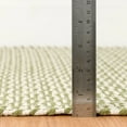 thumbnail image 2 of Dash & Albert Miss Muffet Handwoven Cotton Rug, 2' 6" x 8', Olive, 2 of 7