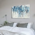 thumbnail image 5 of AEFER Abstract Wall Art Canvas Picture: Blue and Gray Artwork Modern Painting for Living Room Unframe: 10x8inch(25x20cm), 5 of 6
