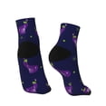 thumbnail image 4 of Bingfone Eggplant Design Patterned Men'S Women'S Casual Cotton Socks, 4 of 9