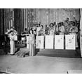 thumbnail image 2 of U.S. Archives 32x26 Gold Ornate Wood Framed with Double Matting Museum Art Print Titled - WWII Josephine Baker sings the National Anthem, 2 of 4