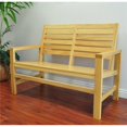 thumbnail image 1 of Shineco 4224VA Contemporary Bench, Vanilla, 1 of 1