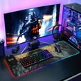 thumbnail image 6 of Queen Of Halloween Wireless Charging RGB Gaming Mouse Pad Large Keyboard Mat Rubber Base 13 Light Modes, 6 of 6